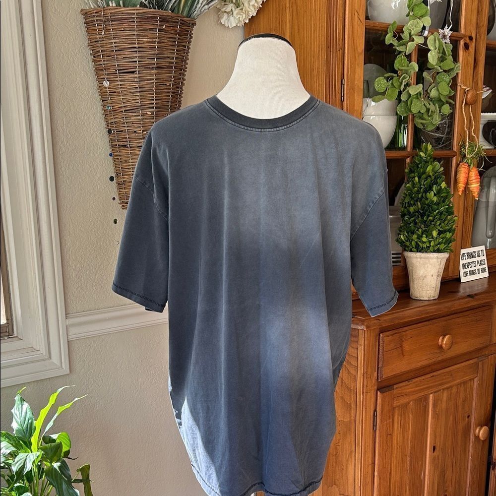 Zanerobe Faded Charcoal Short Sleeve 100% Cotton Crew Tee
